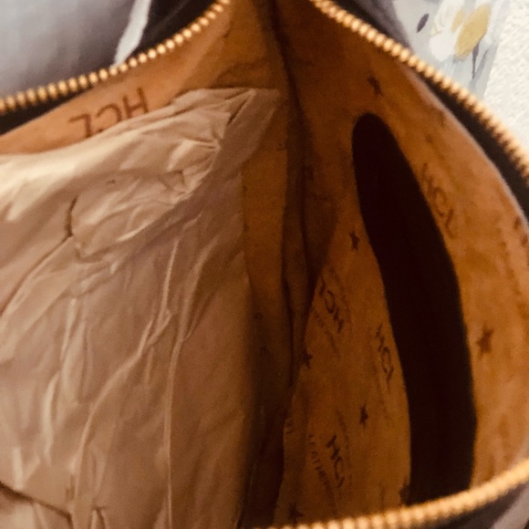 BRAND NEW VINTAGE HCL Germany Handcrafted Leather Shoulder Bag Black. - Picture 13 of 14